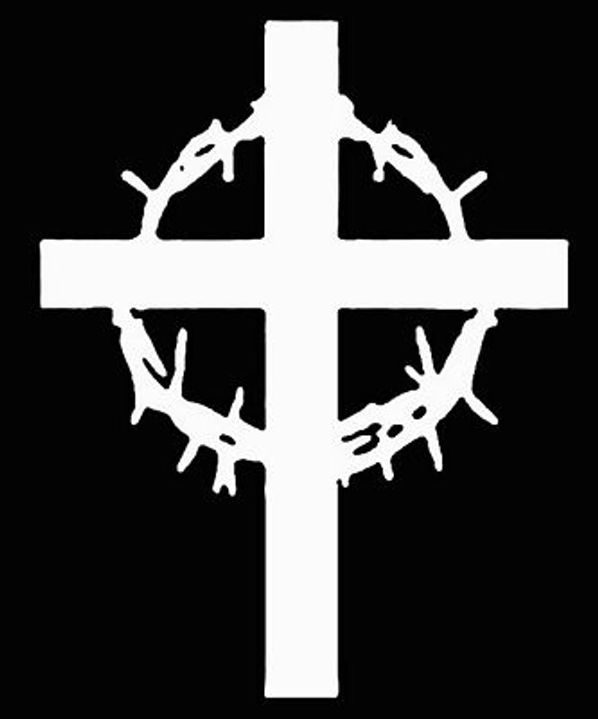 Cross Window or Wall Decal 3 Cross Window or Wall Decal 3