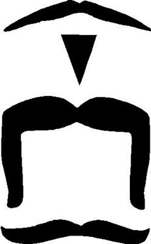 Mustache Sticker Set Combo 3