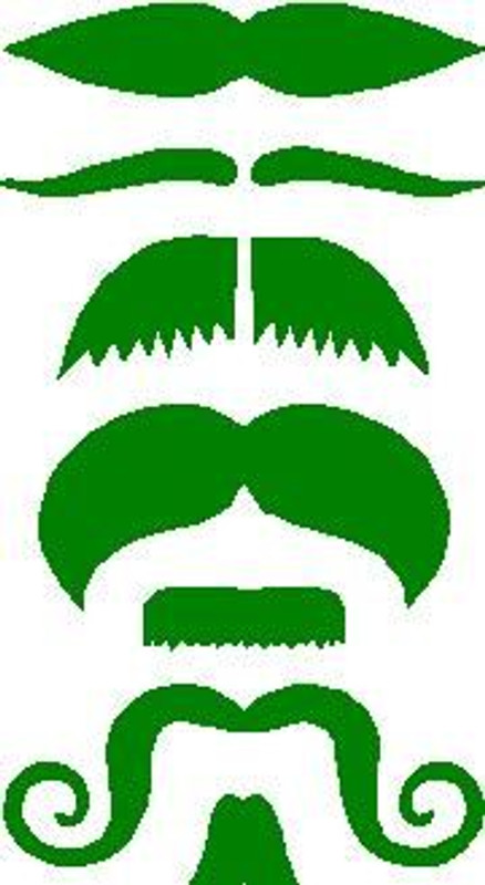 Mustache Sticker Set Combo 7