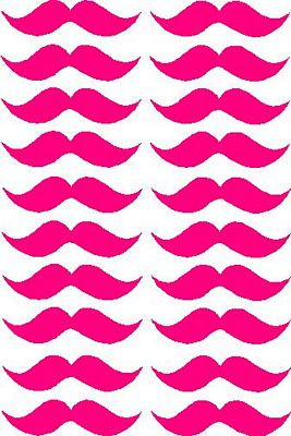 Mustache Sticker Set Style 2 Small