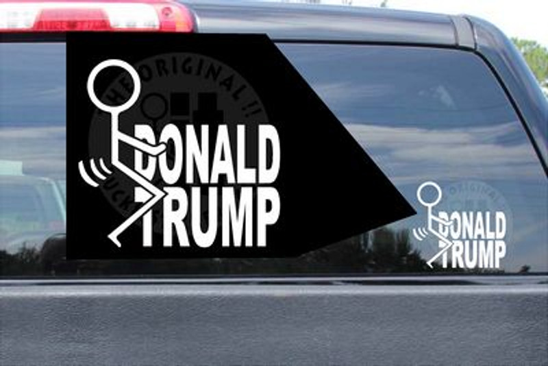 Fuck Donald Trump Vinyl Sticker Die Cut Decal Fuck Donald Trump Vinyl Sticker Die Cut Decal