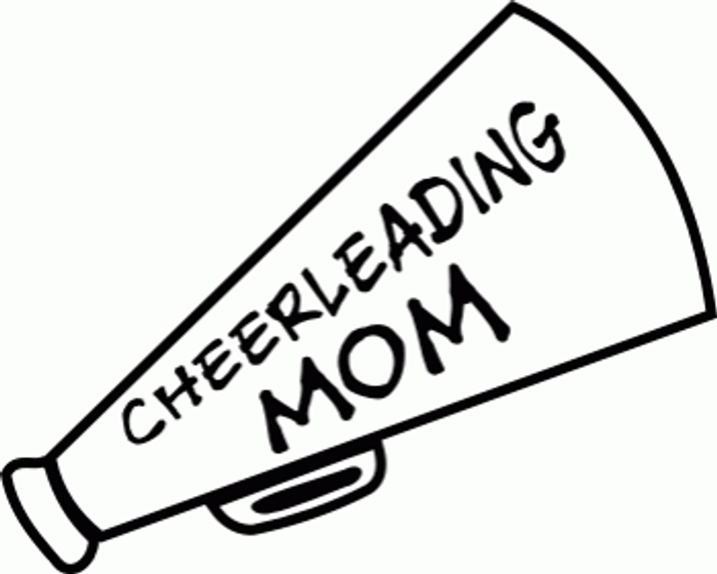 Cheer Leading Mom Decal 2 Cheer Leading Mom Decal 2