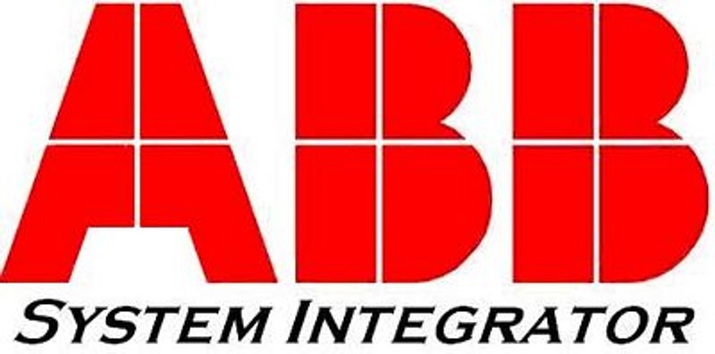 ABB ship system integration logo sticker ABB ship system integration logo sticker