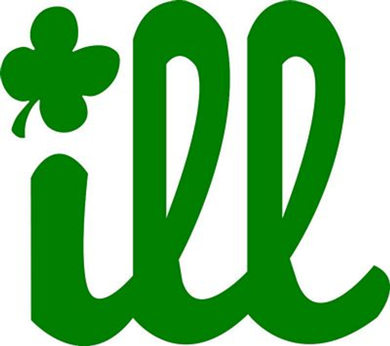 Philadelphia PHILLIES ill DECAL Sticker ILL Logo IRISH