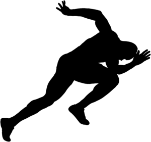 Runner  Silhouette Decal 1