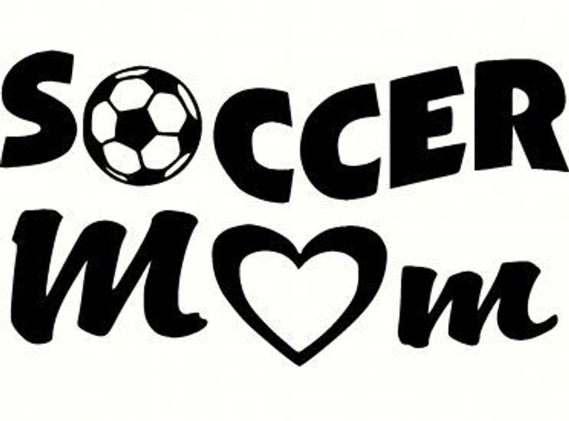 Soccer Mom Window Wall Sticker 7