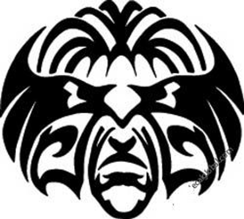 Tribal Design Diecut Decal 21