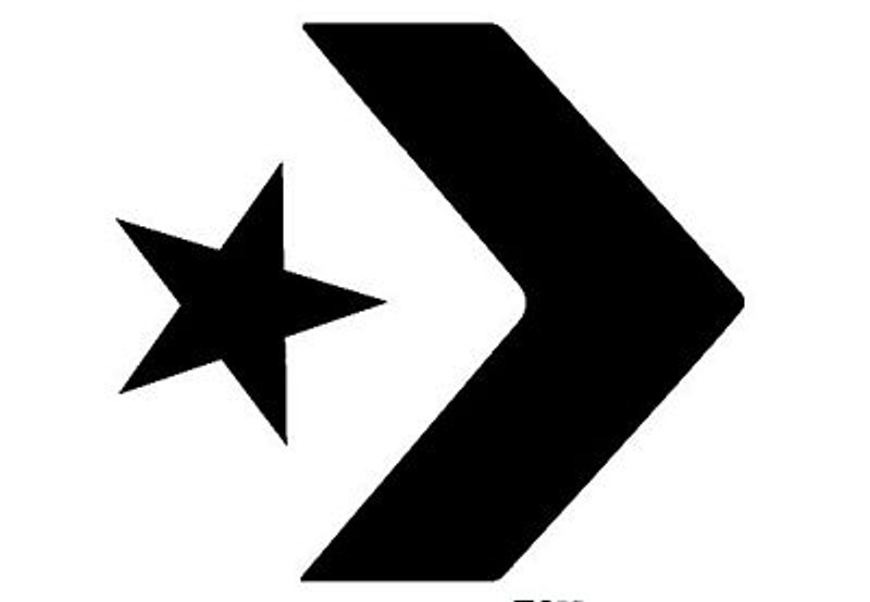 Converse Shoes Logo Car Decal