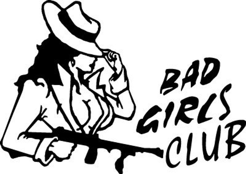 BAD GIRLS CLUB Sticker Decal BAD GIRLS CLUB Sticker Decal