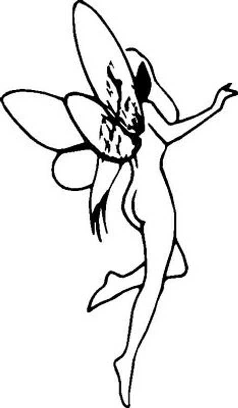 Fairy Fairies Car or Wall Vinyl Decal Stickers 05