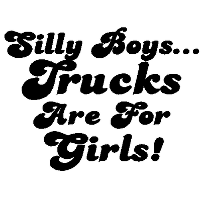 Silly Boys Decal 130b