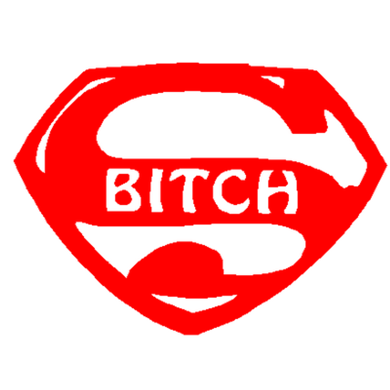 Super Bitch Vinyl Decal 933