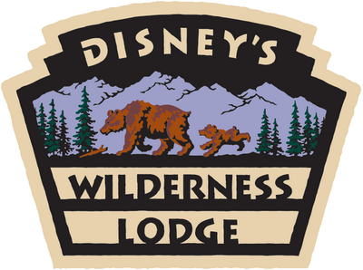 D wilderness lodge sticker