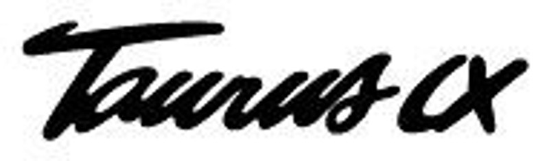 Ford Taurus LX Adhesive Vinyl Decal Sticker Ford Taurus LX Adhesive Vinyl Decal Sticker