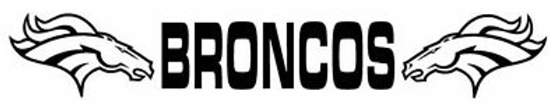 NFL23 Denver Broncos 2 Sport Sunstrips NFL23 Denver Broncos 2 Sport Sunstrips