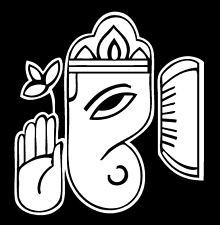 Ganesh Yoga Hindu Religious Symbol  Vinyl Die Cut Decal 4