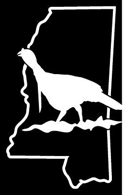 Turkey Hunting Alabama Diecut Vinyl Hunting Decal
