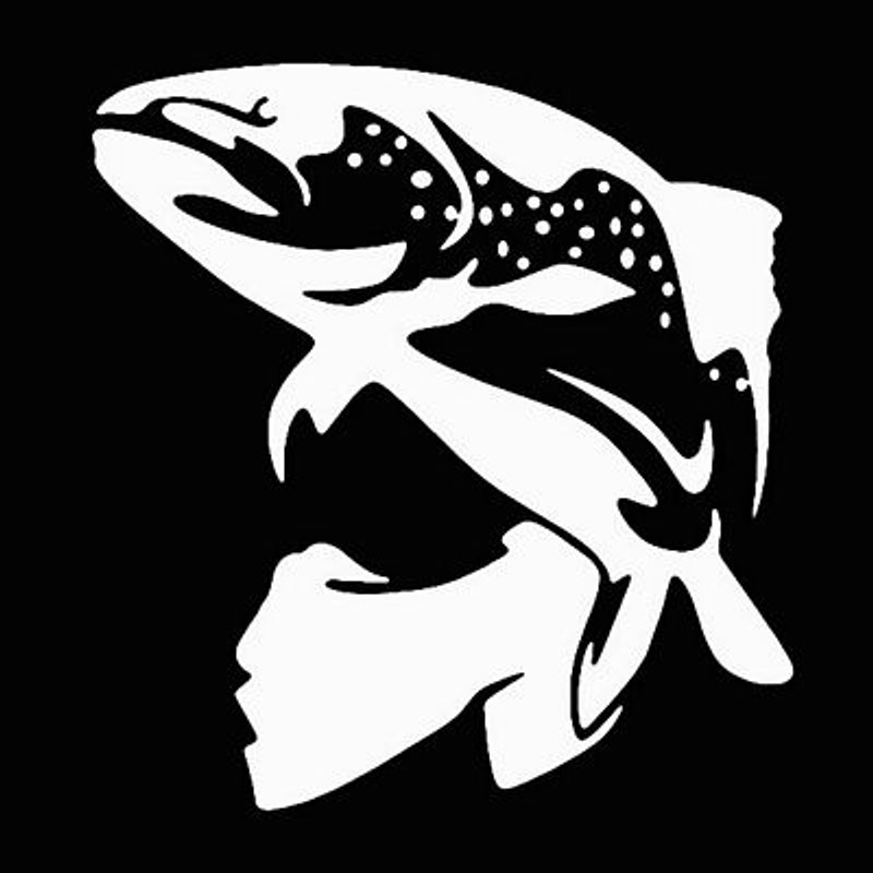 Diecut Vinyl Fishing Decal 18