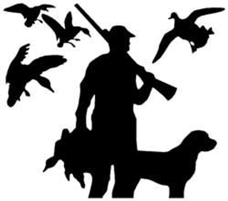 Duck Hunting Vinyl Car Decal 1616
