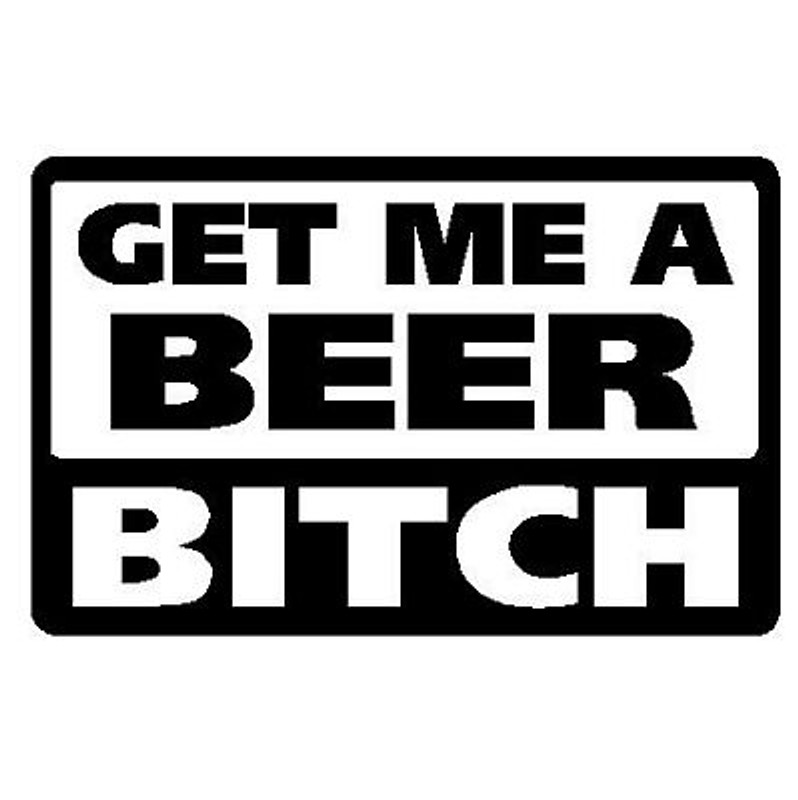 Get Me A Beer Decal 19f