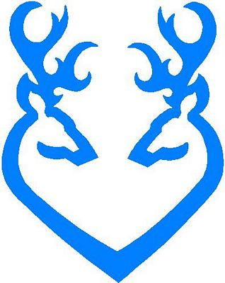 Deer Heart M&M Diecut Decal M&M