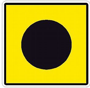 Nautical Flag Alphabet I Sticker