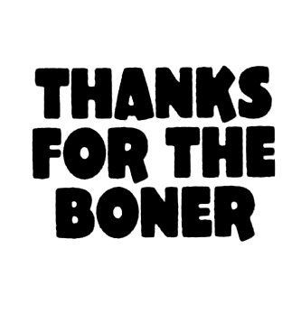 Thanks For The Boner Decal 19h