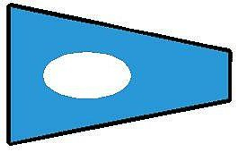 Nautical Flag Numbers 2 Sticker