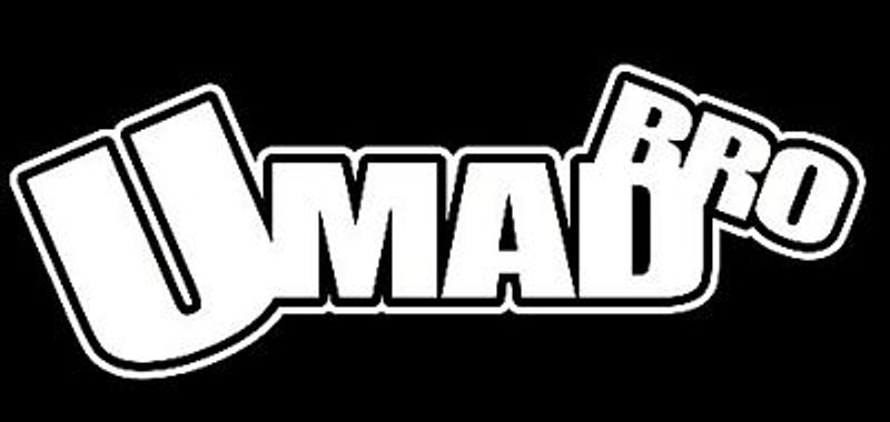 U Mad Bro Meme Diecut Decal