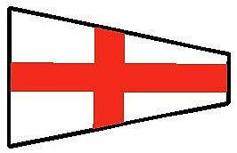 Nautical Flag Numbers 8 Sticker