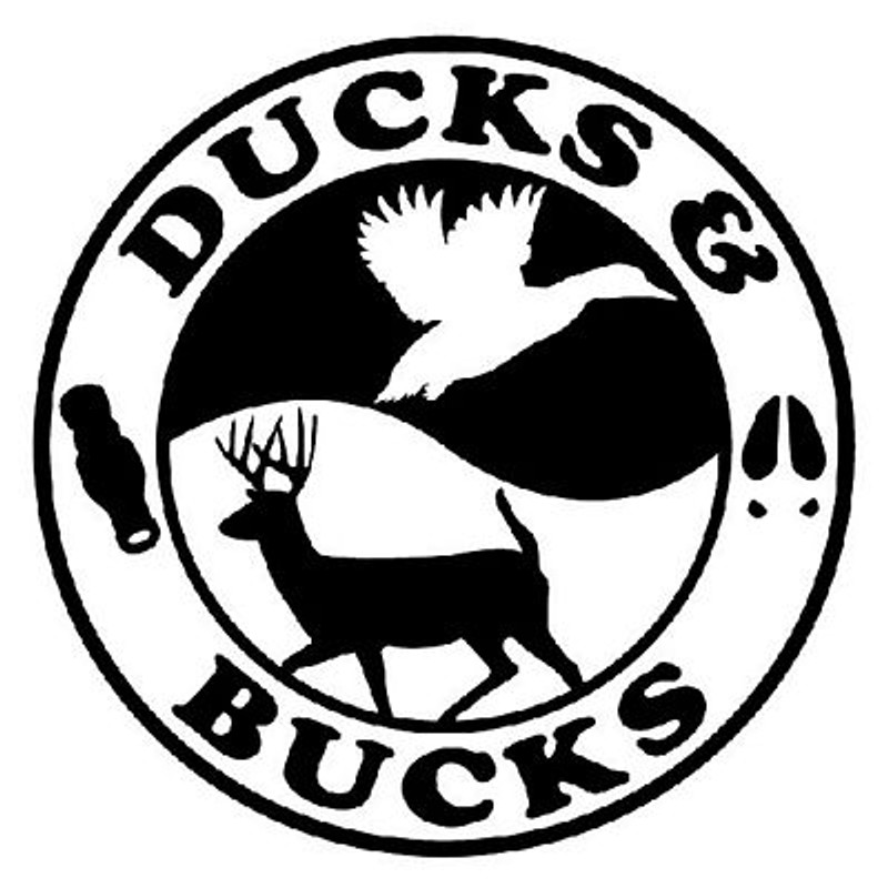 Ducks and Bucks Vinyl Hunting Car Decal