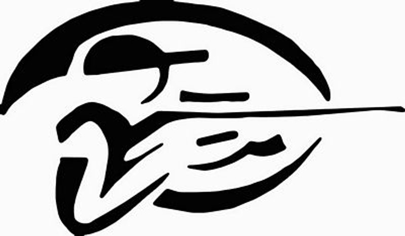 Hunter Oval Decal 1623