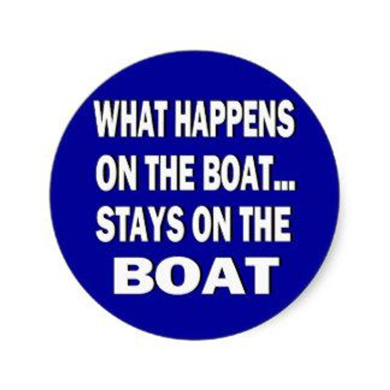 Funny Boating Sticker