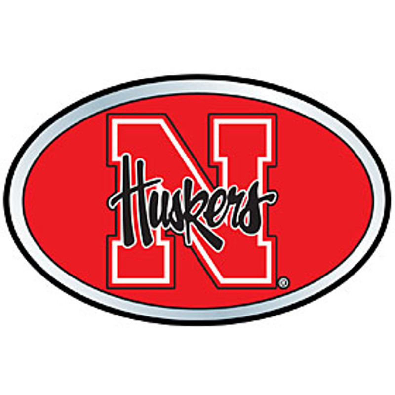 NCAA Nebraska Huskers Color Auto Emblem