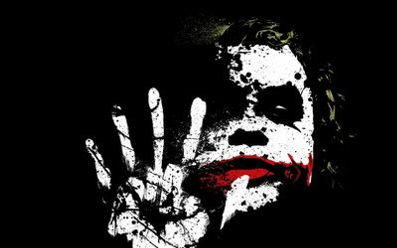 batman evil joker sticker
