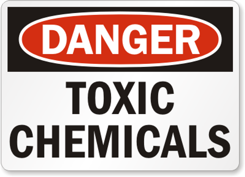 Toxic Chemicals Danger Sign