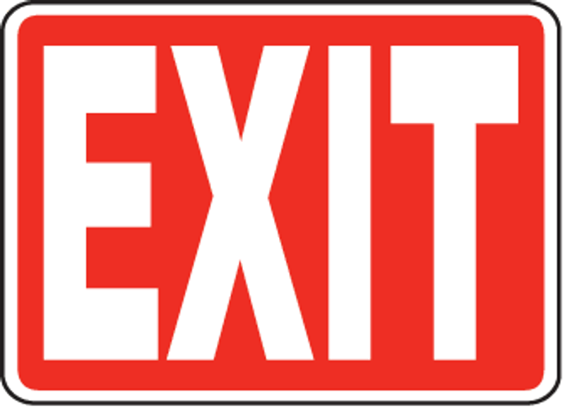Exit Entrance Sign 04