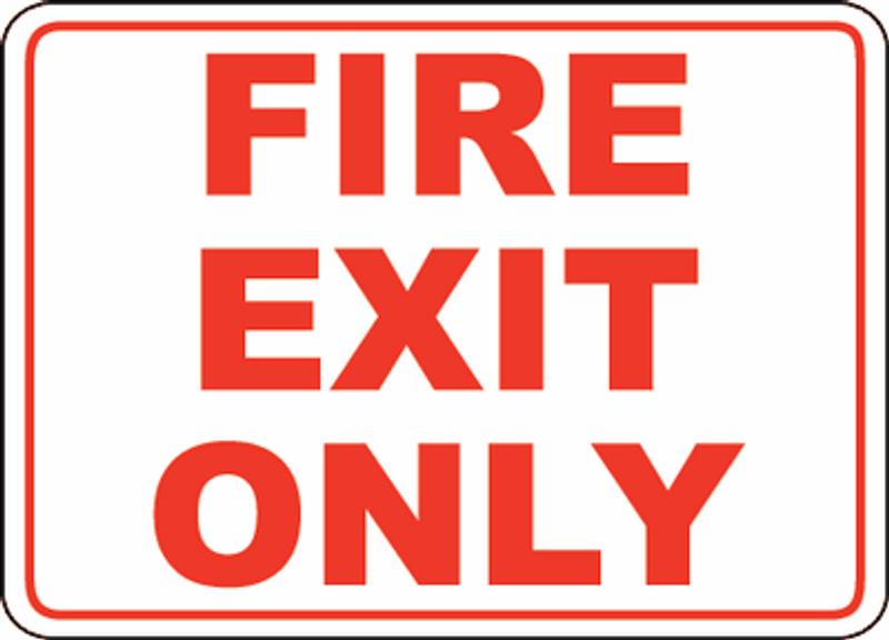 Exit Entrance Sign 32