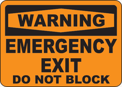 Exit Entrance Sign 36