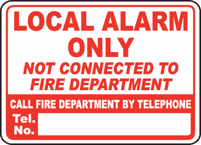 Fire Alarm Sign 33