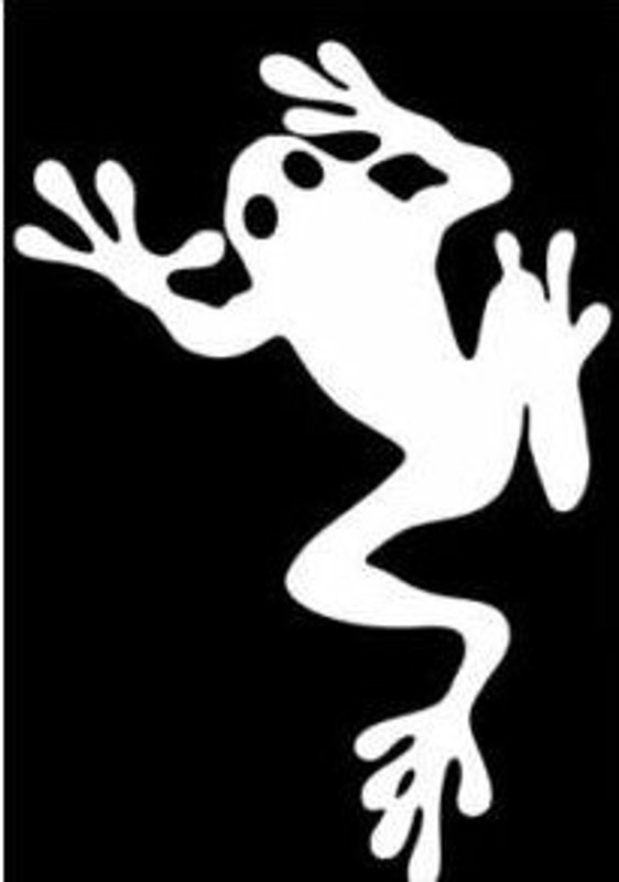 Frog Vinyl Decal Sticker