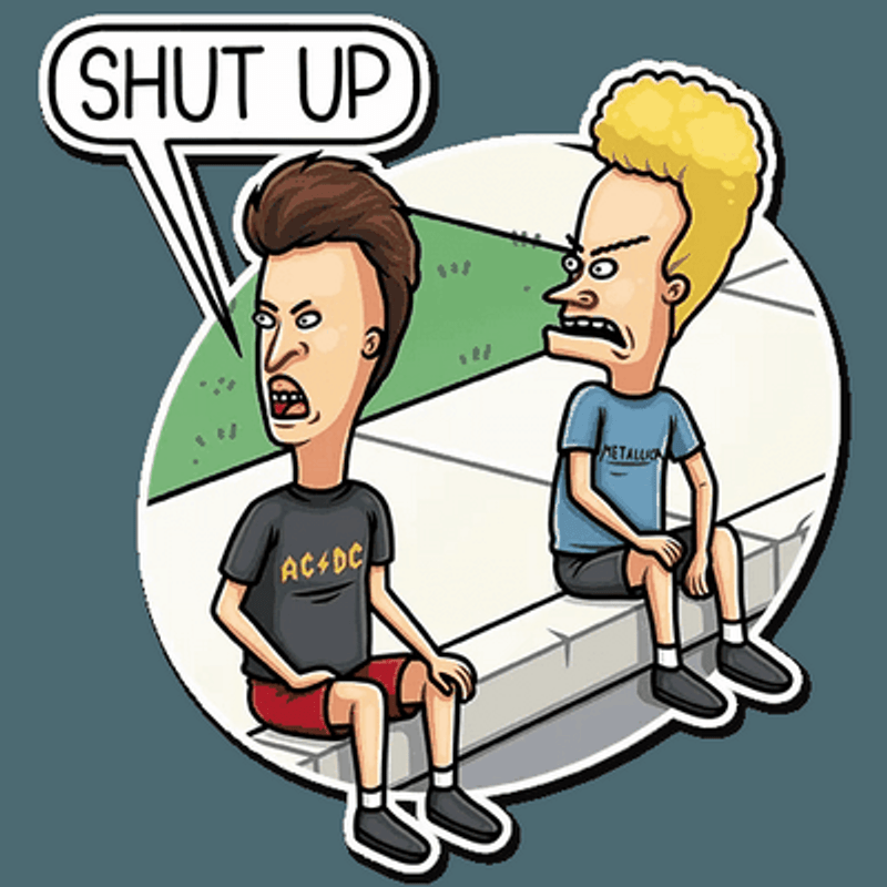 beavis and butthead mtv funny cartoon sticker 6