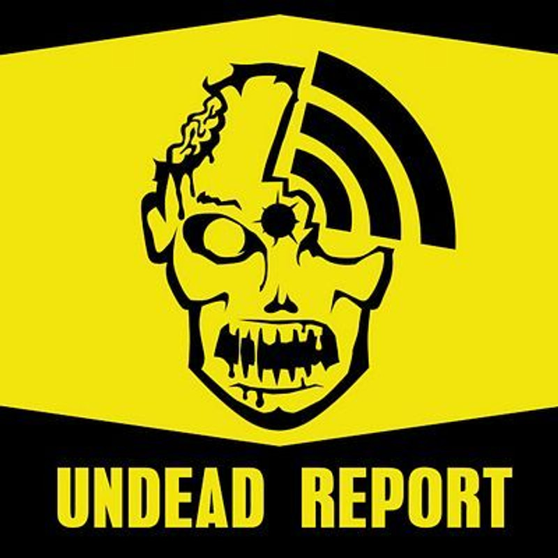 undead report logo sticker