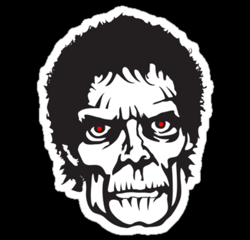 Walking Dead Zombie Sticker 25