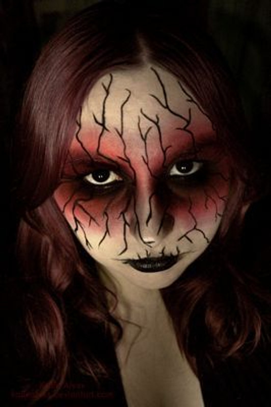 zombie make up sticker