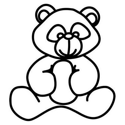Cute Children Bear Decal