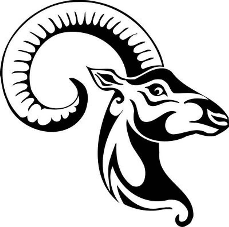 Tribal Gazelle Diecut Decal