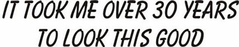 it took me over 30 years to lok this good die cut car decal