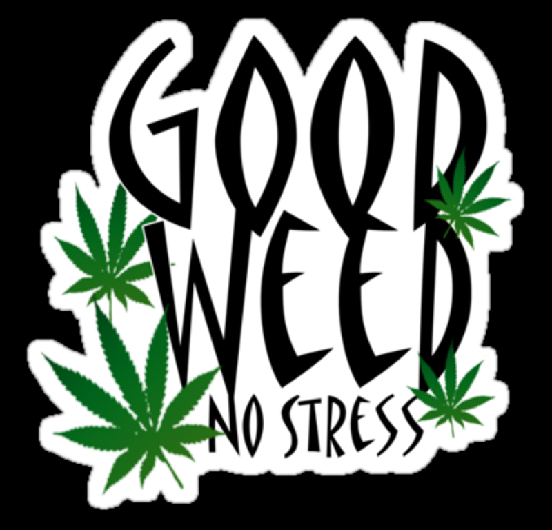 good weed sticker