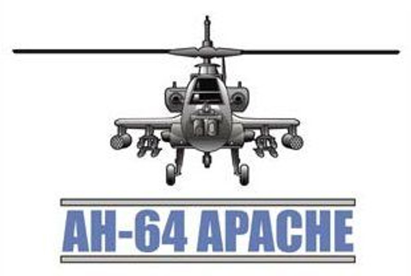 AH64 Apache Sticker